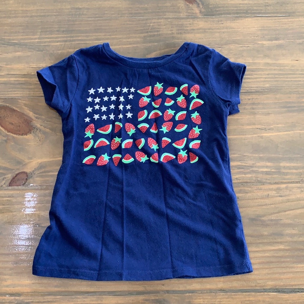 4th of July t-shirt. Okie dokie. Size 2t
